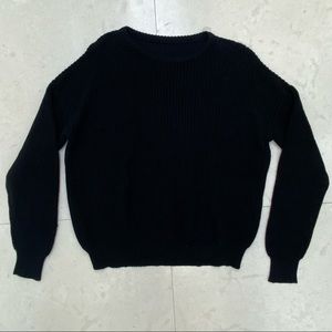 Los Angeles Apparel Knit Black Sweater
